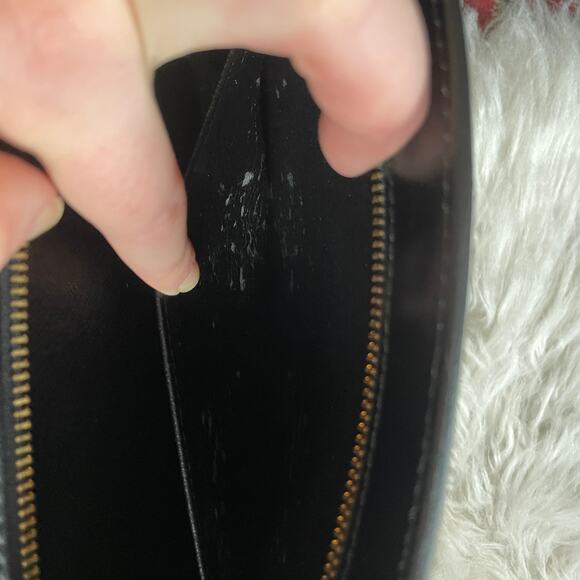 Louis Vuitton Pochette Homme Epi Black Leather Clutch Vintage Pouch Bag - Picture 13 of 14